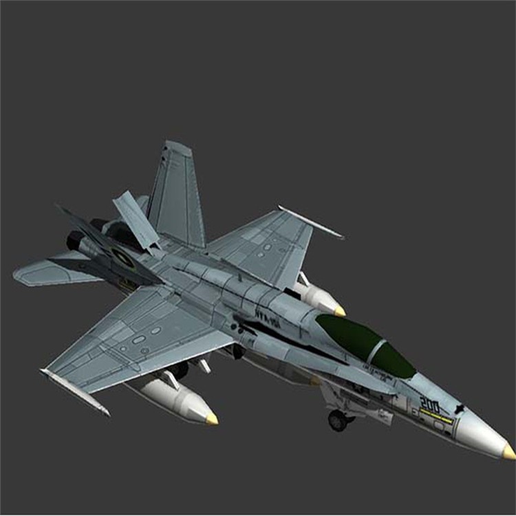 博尔塔拉3D舰载战斗机模型